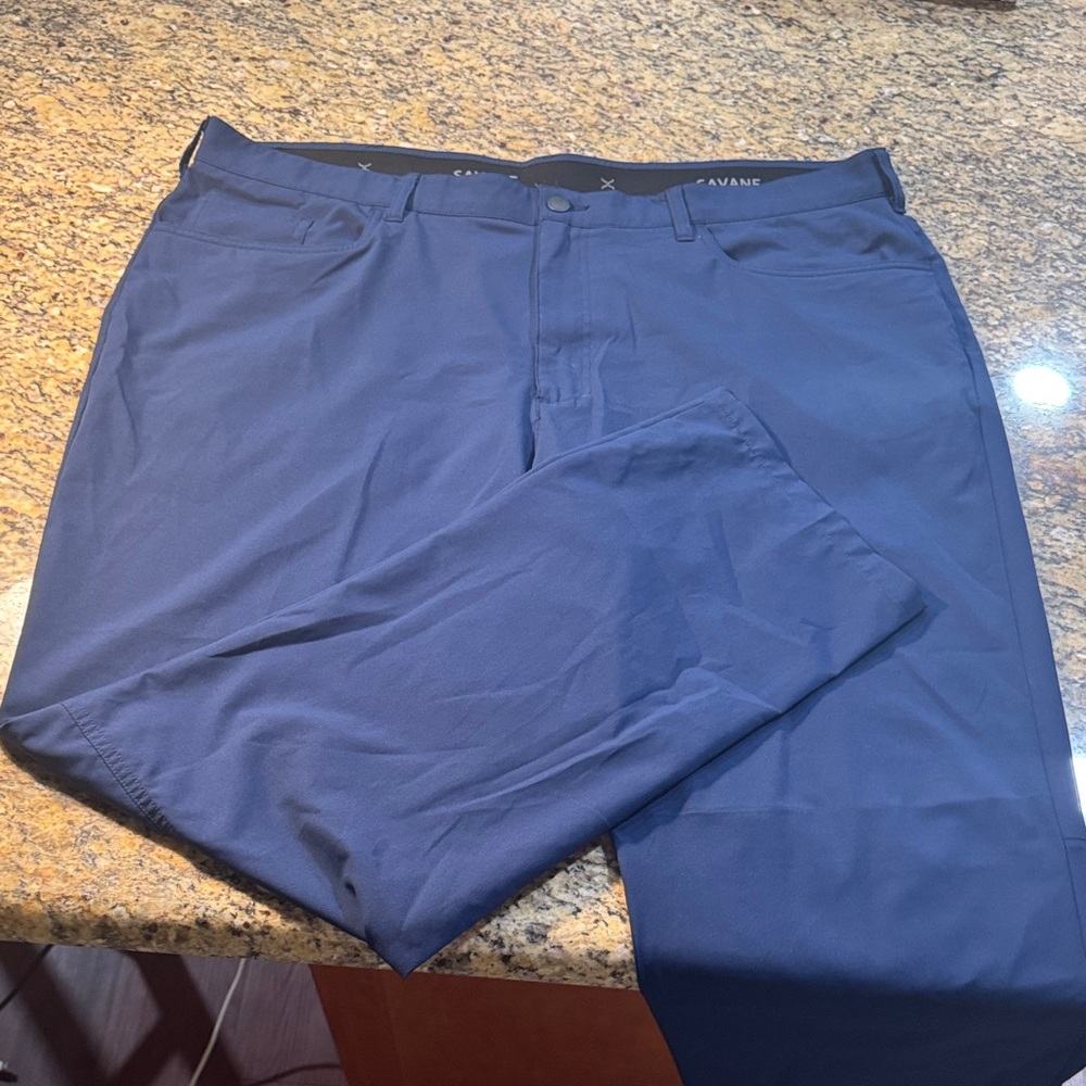 Savane Men's Navy Chinos